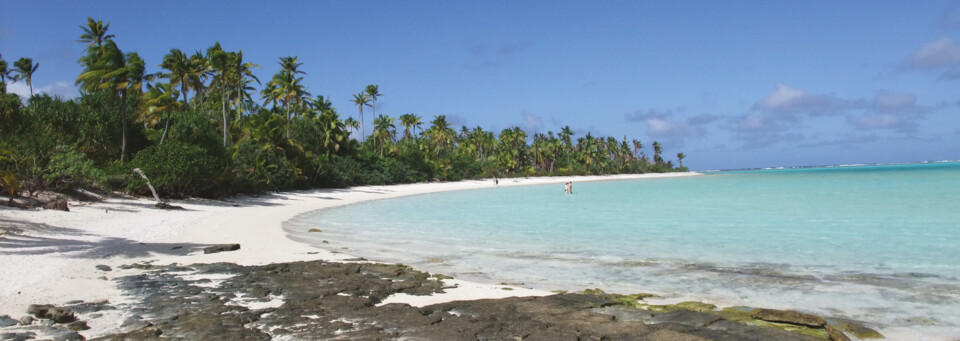 Strand auf One Foot Island