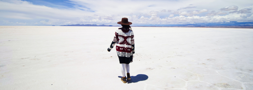 Salar de Uyuni in Bolivien