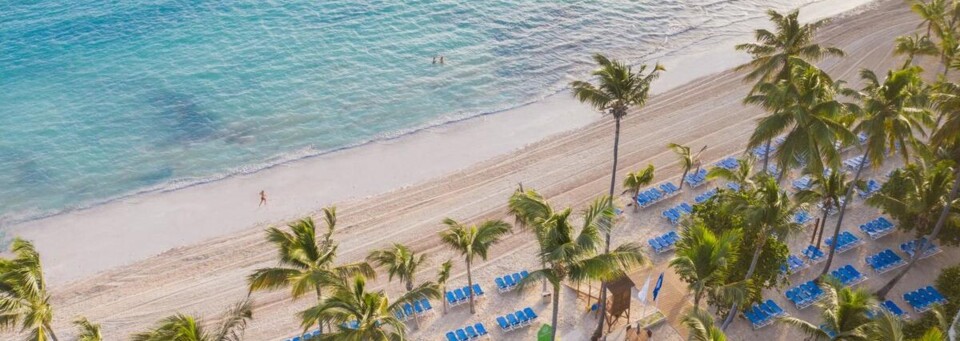 Luftaufnahme Strand Impressive Premium Punta Cana