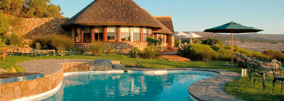 Poollandschaft Garden Lodge Grootbos Nature Reserve Gansbaai