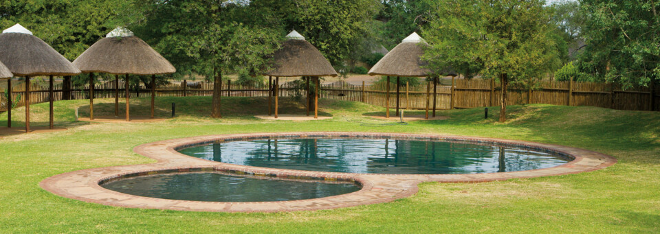 Restcamp Satara Pool Südafrika