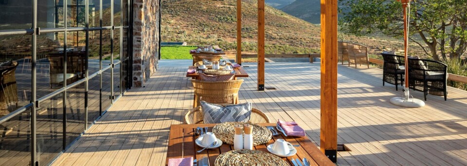 Restaurant der Cederberg Ridge Wilderness Lodge