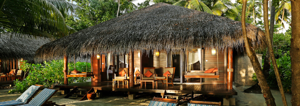Beach Villa Doppelbungalow - Medhufushi Island Resort