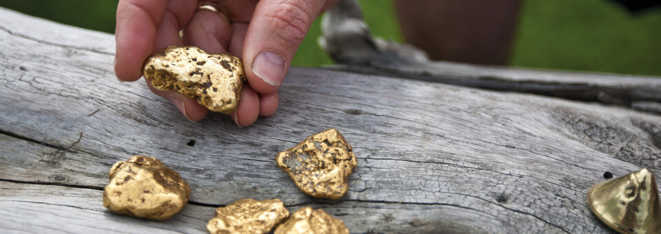 Goldwaschen in Dawson City