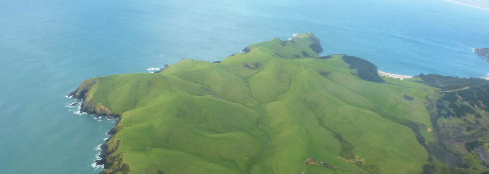 Neuseeland Nordinsel - Ausblick während des Rundfluges über Bay of Islands