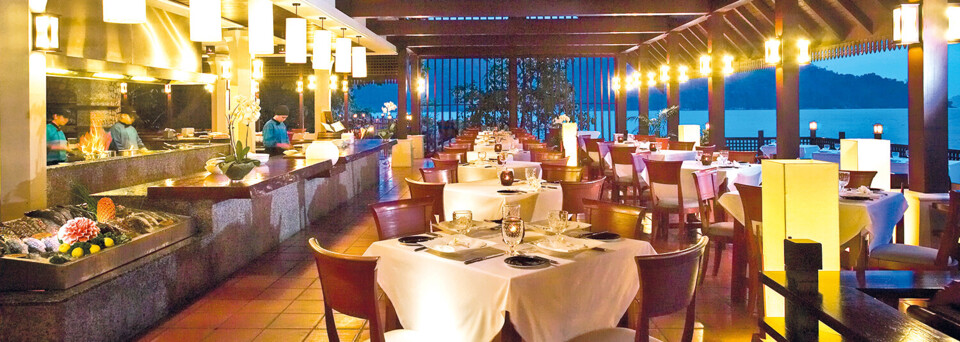 Restaurant "Fisherman's Cove" des Pangkor Laut Resort
