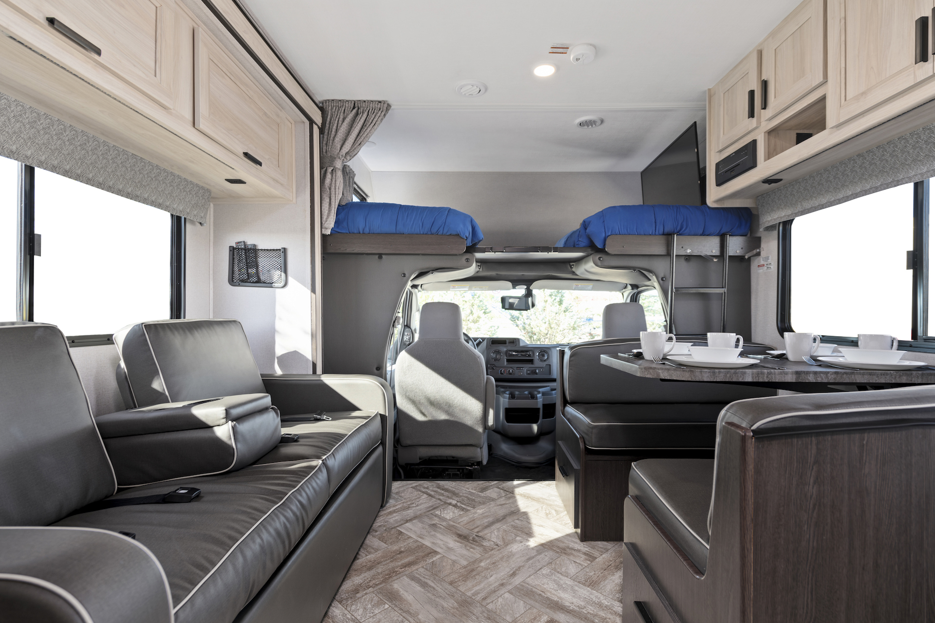 Beispiel Betten im Alkoven des MH-X Maxi Plus Motorhome