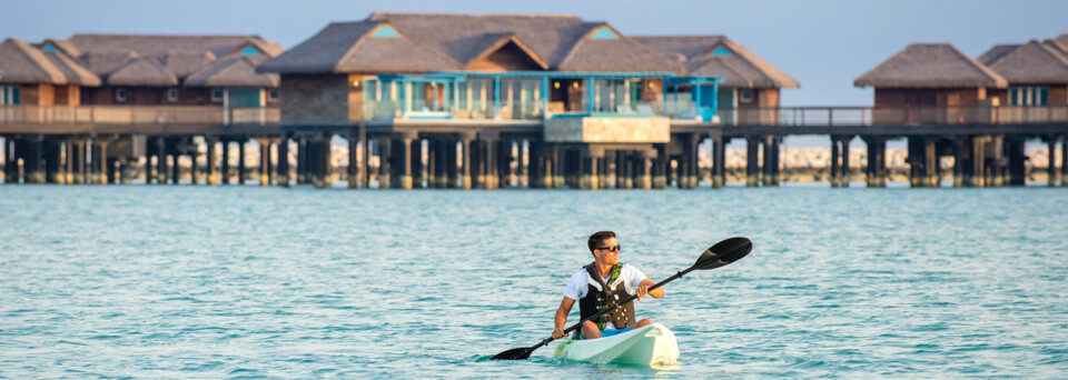 Kayaking am Banana Island Resort by Anantara in Doha