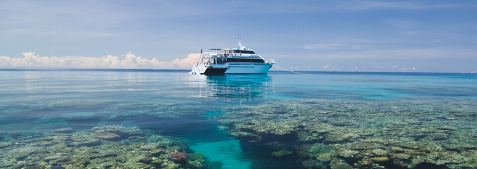 Tauchboot Pro Dive am Great Barrier Reef