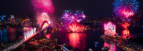 Silvester in Sydney, Australien