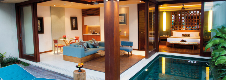 One Bedroom Pool Villa Beispiel der Maca Villas Seminyak Bali