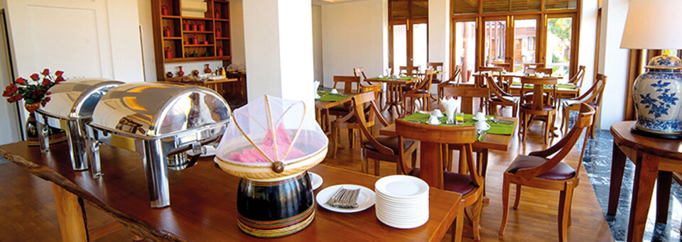 Restaurant der Villa Bagan