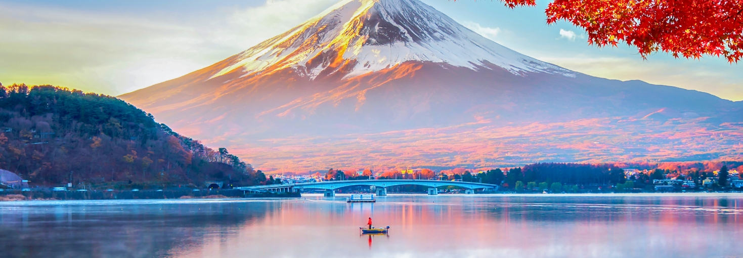 Fuji Hakone Izu Nationalpark im Herbst