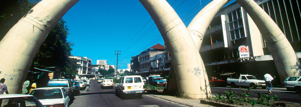 Straße in Mombasa