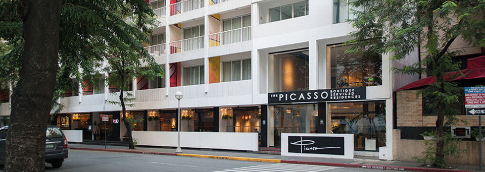 Außenansicht des The Picasso Boutique Serviced Residences in Manila