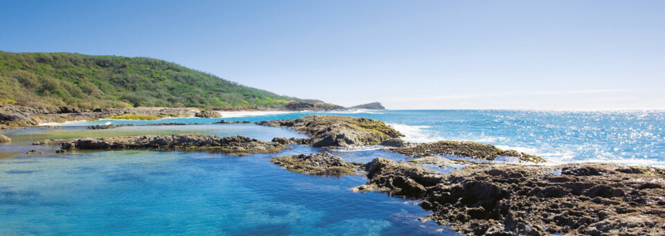 Champagne Rock Pools Fraser Island Queensland