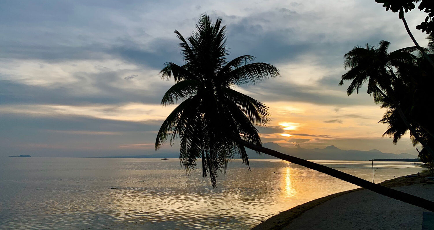 Siquijor Sonnenuntergang am Strand in San Juan