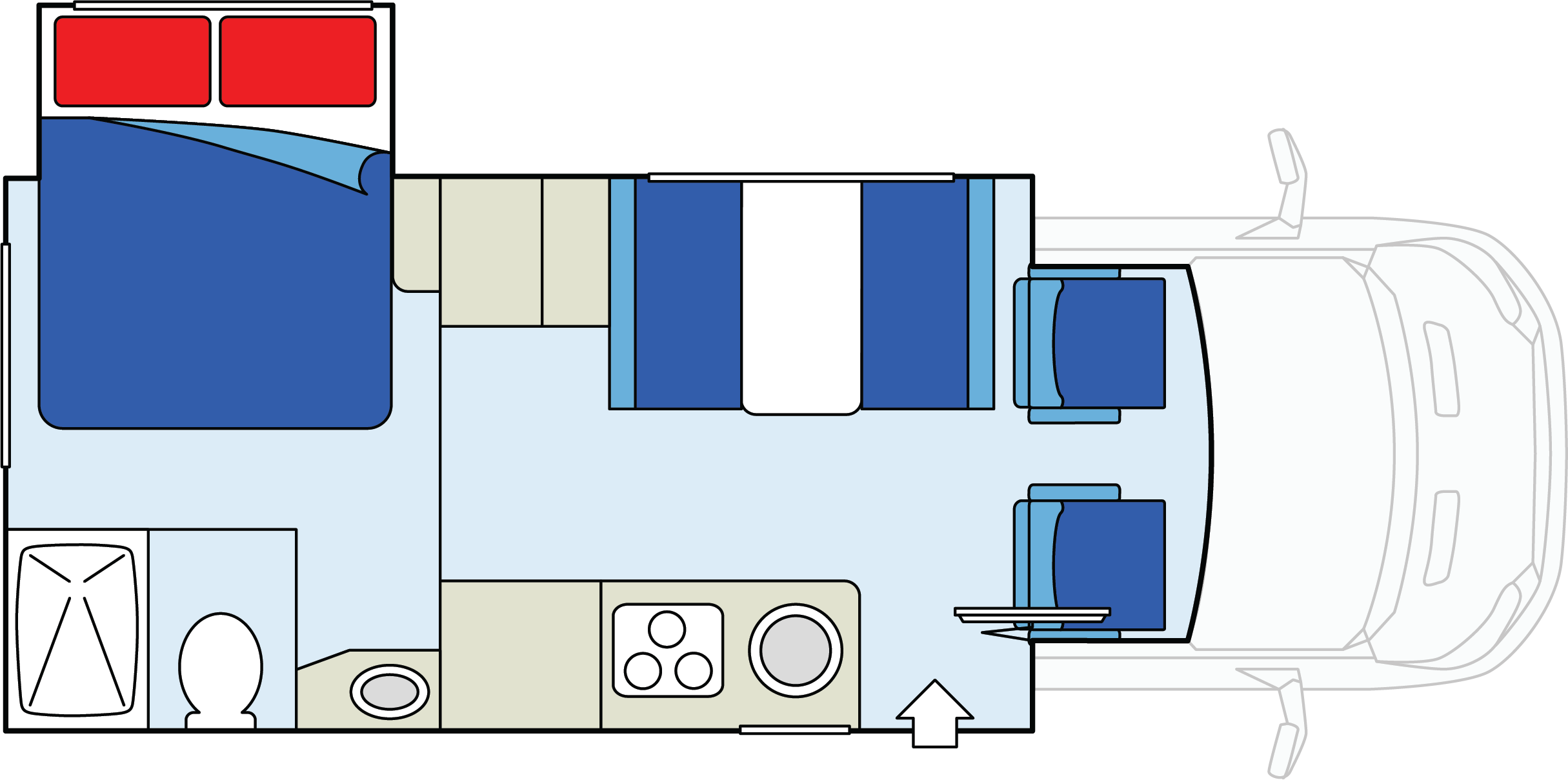 Floorplan bei Tag des Super Camper Can SVC