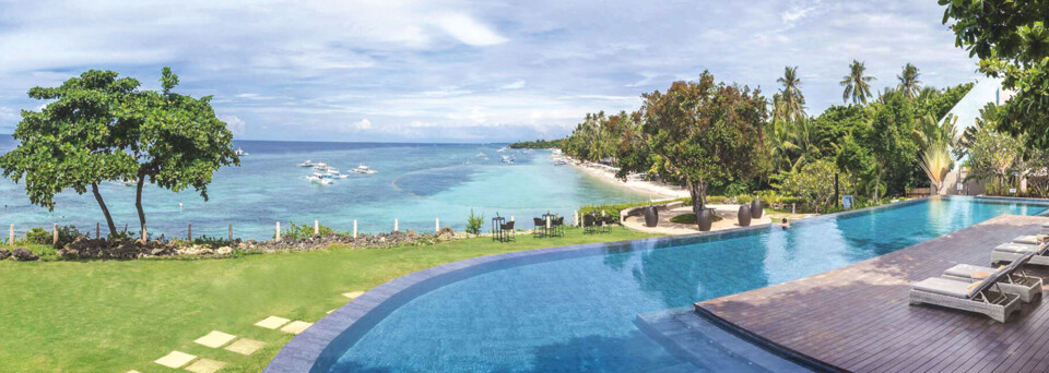 Aussicht des Amorita Resort auf Panglao Island, Bohol