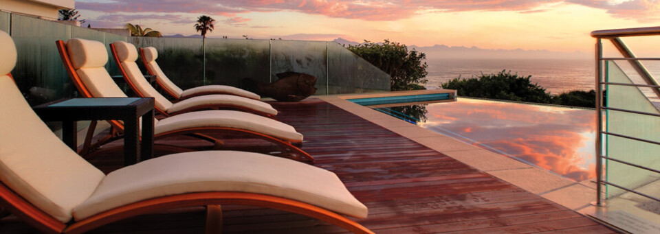 Pool der Periwinkle Guest Lodge in Plettenberg Bay