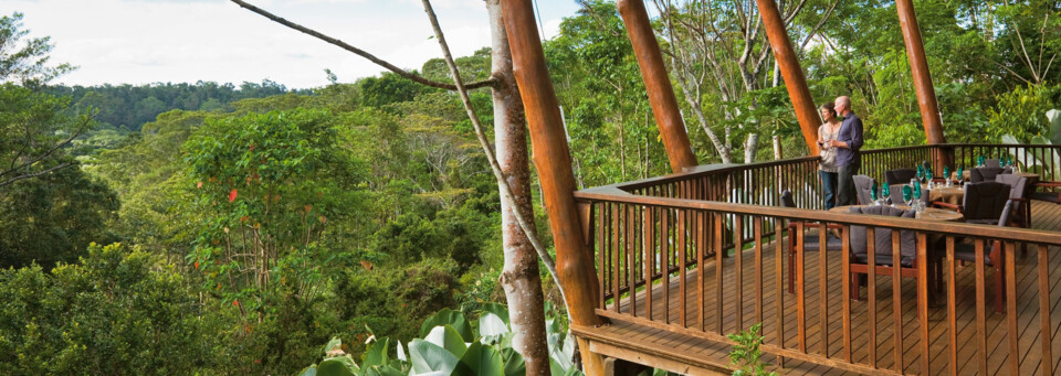 Ausblick über die Atherton Tablelands - Rose Gum's Wilderness Retreat Malanda