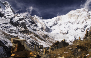 Annapurna Gebirge in Nepal