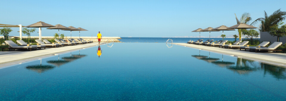 Pool des Kempinski Hotel Muscat