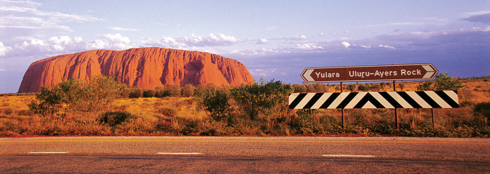 Blick auf den Ayers Rock