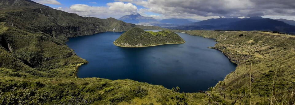 Cuicocha Lagune in den Anden