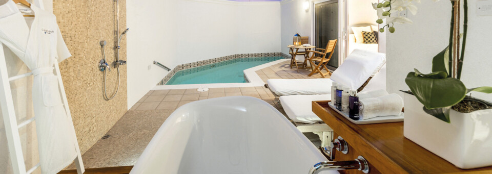 Pool Suite Beispiel des Calabash Luxury Boutique Hotel & Spa