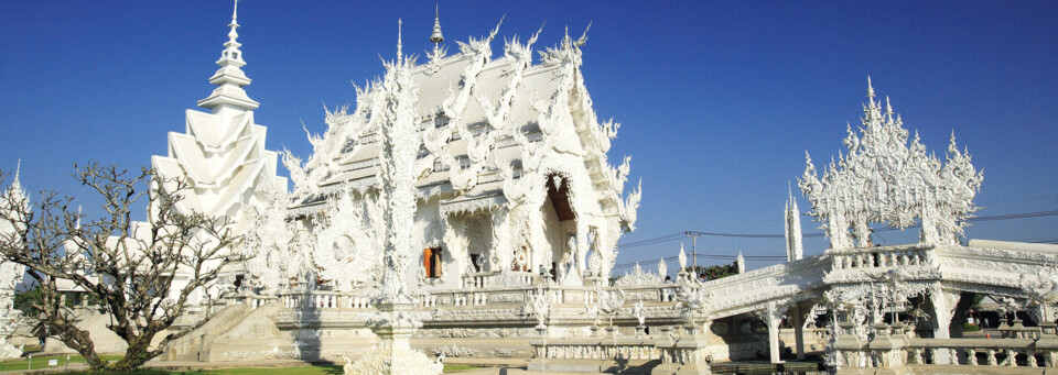 Weißer Tempel in Chiang Rai