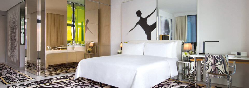 Deluxe Zimmerbeispiel des JW Marriott Hotel Singapore South Beach