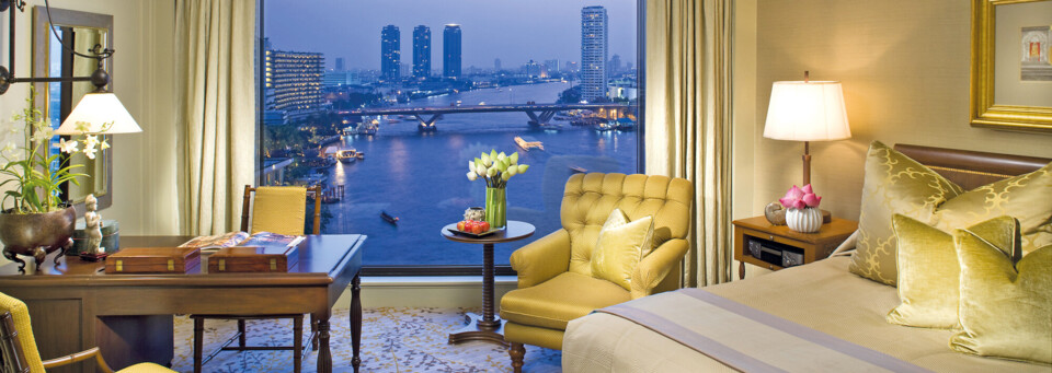 Deluxe-Zimmerbeispiel des Mandarin Oriental Bangkok