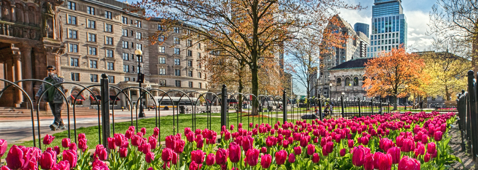 Copley Square im Frühling