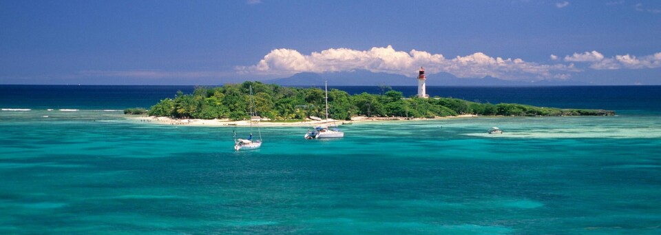 Insel bei Guadeloupe