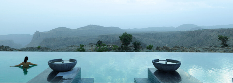 Pool des Anantara Al Jabal Al Akhdar Resort