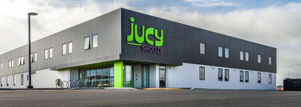 Jucy Snooze Christchurch von außen