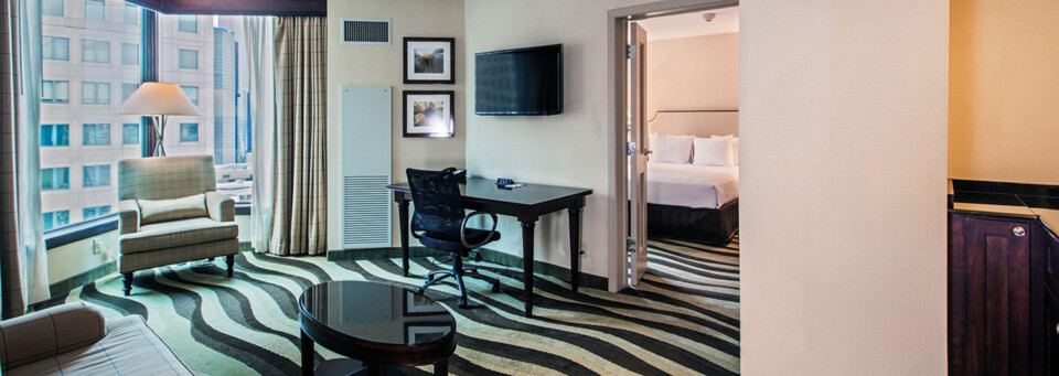 Suite Beispiel des Crowne Plaza Detroit Downtown Riverfront