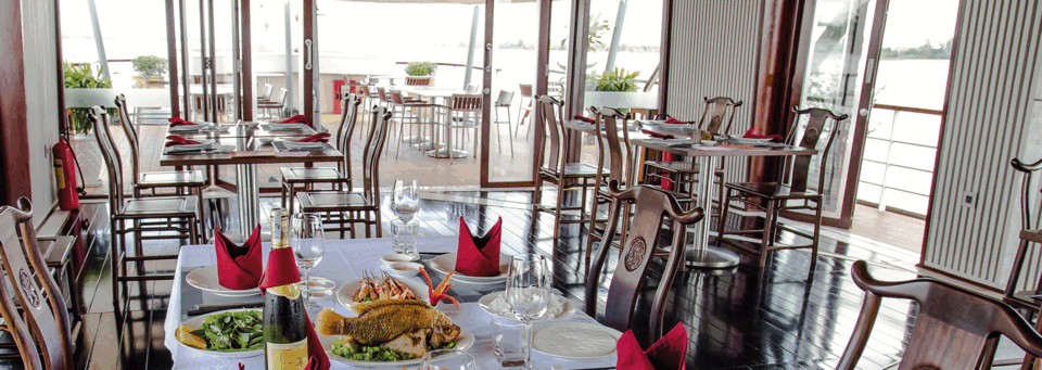 Restaurant - Kreuzfahrtschiff "Mekong Eyes Explorer" 