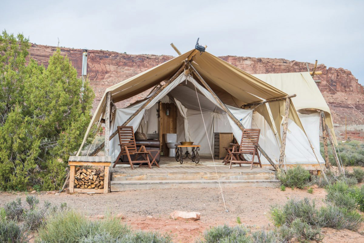 Suite Zelt des Moab Under Canvas© 