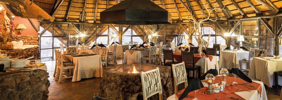 Restaurant der Vingerklip Lodge Khorixas