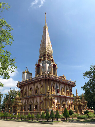 Chedi im Wat Chalong - Phuket Reisebericht