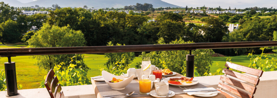 Frühstück der De Zalze Lodge in Stellenbosch