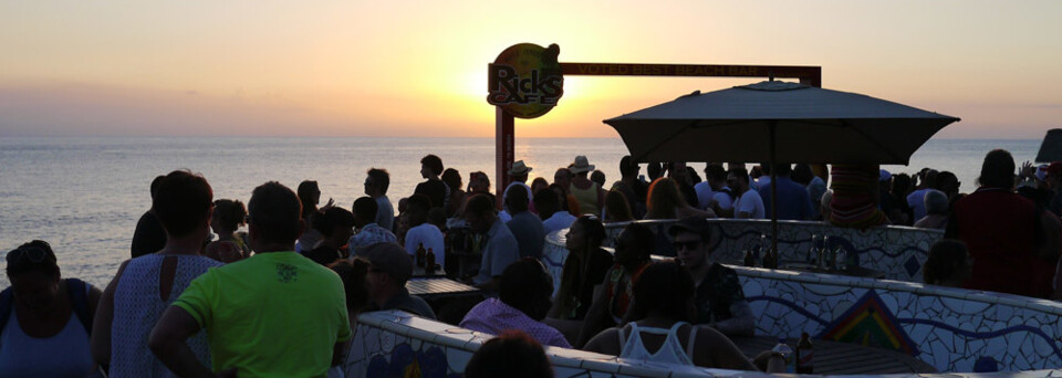 Rick's Café bei Sonnenuntergang