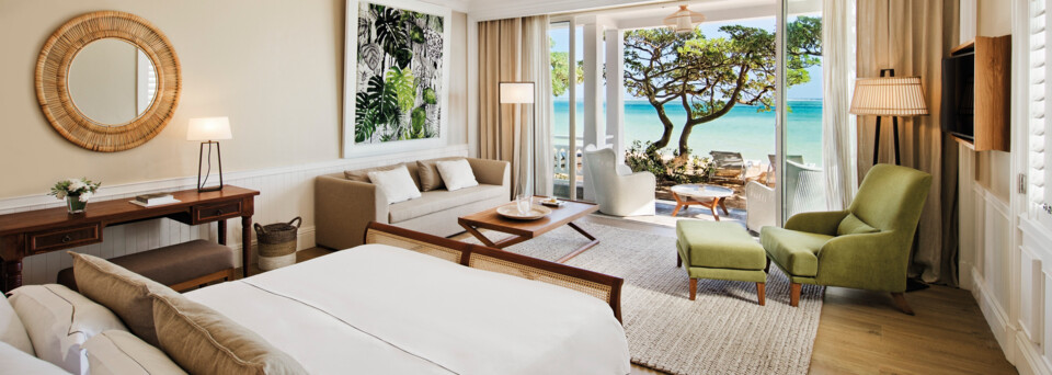 Beispiel Beachfront Suite Heritage Le Telfair Golf & Wellness Resort 