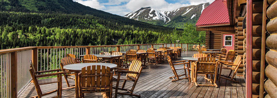 Terrasse Kenai Princess Wilderness Lodge Cooper Landing