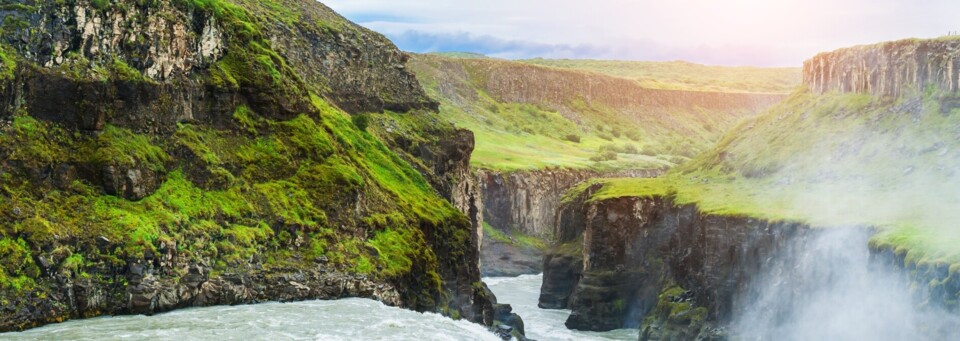Gullfoss Wasserfall in Island