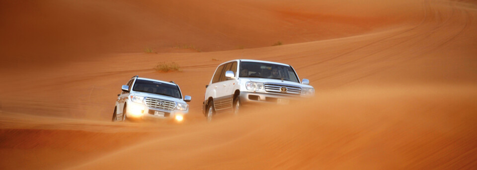 Jeep Safari  in der Wüste von Dubai