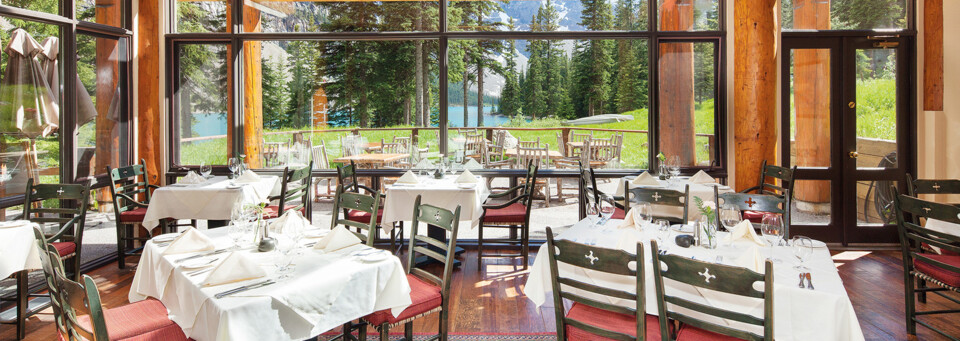 Restaurant der Moraine Lake Lodge