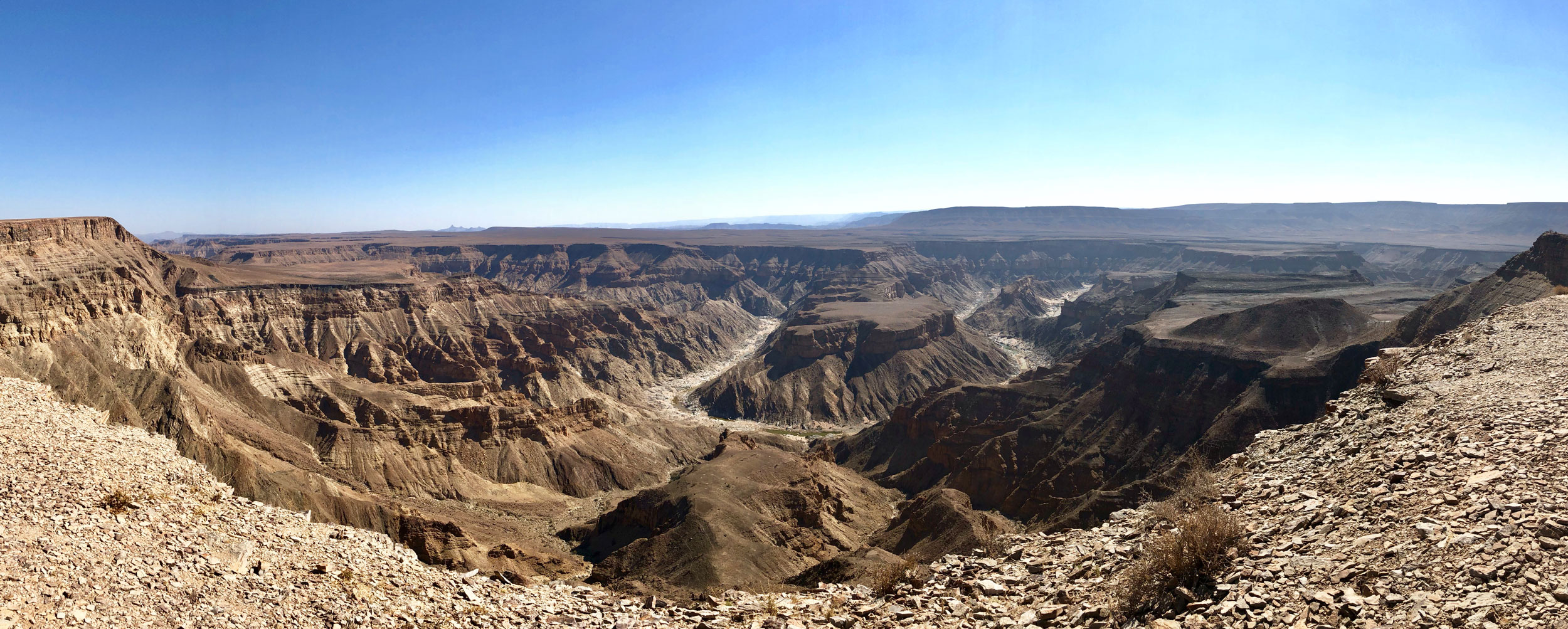 Namibia Reisebericht: Aussicht Fish River Canyon